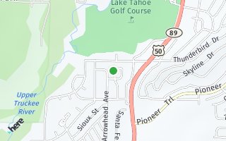 Map of 1616 Choctaw Street, South Lake Tahoe, CA 96150, USA