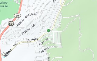 Map of 1677 Tionontati St, South Lake Tahoe, CA 96150, USA