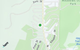 Map of 637 Seneca  Drive, South Lake Tahoe, CA 96150, USA
