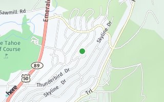 Map of 1609 Thunderbird Drive, South Lake Tahoe, CA 96150, USA