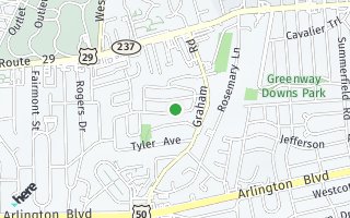 Map of 7200  Roosevelt Ave W, Falls Church, VA 22042, USA