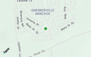 Map of 1388 Patricia Drive, Gardnerville, NV 89460, USA