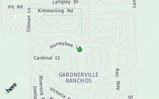 Map of 1393 Honeybee, Gardnerville, NV 89460, USA