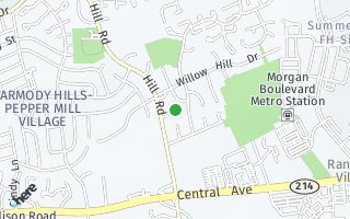 Map of 7406  MARY SCOT DR, LANDOVER, MD 20785, USA