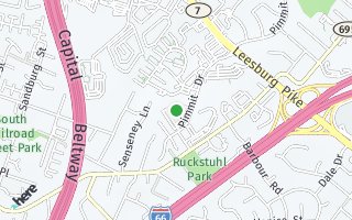 Map of 2300  Pimmit Dr #1017, Falls Church, VA 22043, USA