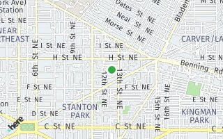 Map of 1228  G St NE, Washington, DC 20002, USA