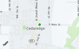 Map of 180 W Main Street SOLD, Cedaredge, CO 81413, USA