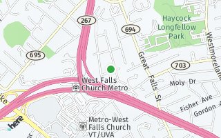 Map of 6914 Berkeley St, Falls Church, VA 22043, USA
