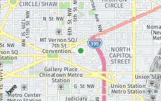 Map of 475  K St NW #905, Washington, DC 20001, USA