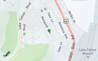 Map of 1219 Margaret Ave, South Lake Tahoe, CA 96150, USA