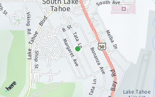Map of 1909 D Street, South Lake Tahoe, CA 96150, USA