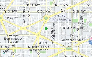 Map of 1300  N St NW #716, Washington, DC 20005, USA