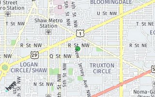 Map of 1645 New Jersey Ave NW #2, Washington, DC 20001, USA