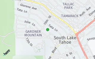 Map of 855 Clement Street, South Lake Tahoe, CA 96150, USA