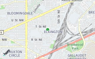 Map of 216  SEATON PL NE, Washington, DC 20002, USA