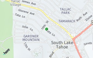 Map of 843 Tata Ln, South Lake Tahoe, CA 96150, USA