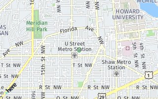 Map of 2020 12th St NW #PH01, Washington, DC 20009, USA
