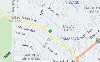 Map of 772 James Ave, South Lake Tahoe, CA 96150, USA