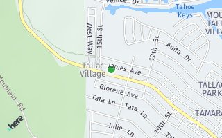 Map of 580 James Avenue, South Lake Tahoe, CA 96150, USA