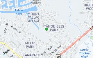 Map of 807 Jeffery Street, South Lake Tahoe, CA 96150, USA