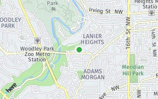 Map of 2630  Adams Mill Rd NW #108, Washington, DC 20009, USA