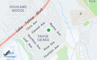 Map of 1129 Carson Avenue, South Lake Tahoe, CA 96150, USA