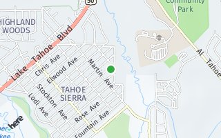 Map of 2704 Osborne Ave, South Lake Tahoe, CA 96150, USA