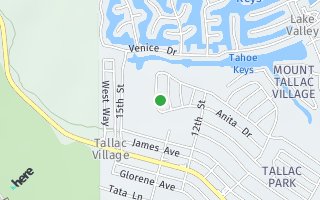 Map of 580 Anita Drive, South Lake Tahoe, CA 96150, USA