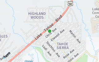 Map of 2564  Palmira Ave #A & #B, South Lake Tahoe, CA 96150, USA