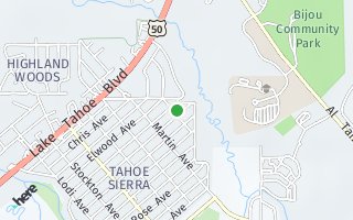 Map of 1105 Charles Avenue, South Lake Tahoe, CA 96150, USA