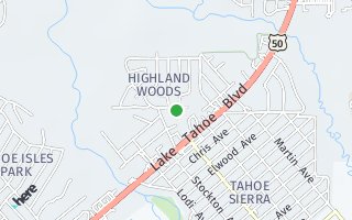 Map of 2727 Springwood Drive, South Lake Tahoe, CA 95150, USA
