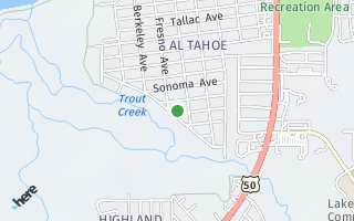 Map of 801 Paloma Ave, South Lake Tahoe, CA 96150, USA