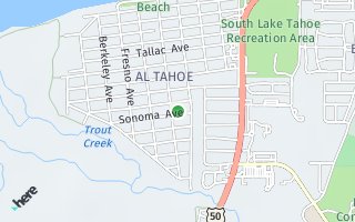 Map of 871 Sonoma Ave, south lake tahoe, CA 96150, USA