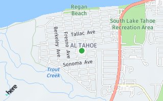 Map of 843 Los Angeles Ave, south lake tahoe, CA 96150, USA