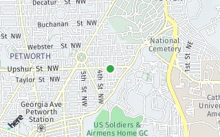Map of 308 Upshur St NW, Washington, DC 20011, USA