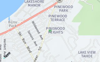 Map of 3817 Steven Lane, South Lake Tahoe, CA 96150, USA