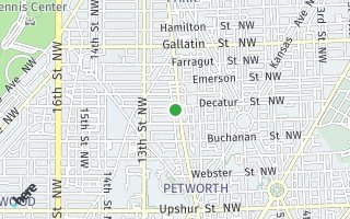 Map of 1202 Decatur St NW, Washington, DC 20011, USA