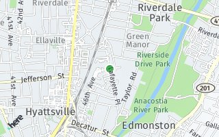 Map of 5734 46th Ave, Hyattsville, MD 20781, USA