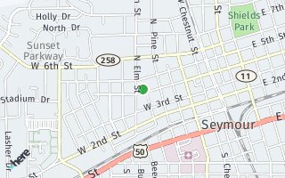 Map of 536  W Fourth St, Seymour, IN 47274, USA