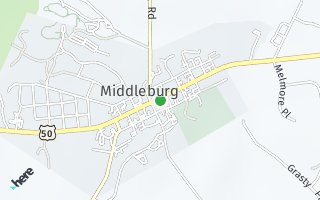 Map of 13 E Washington St, Middleburg, VA 20117, USA