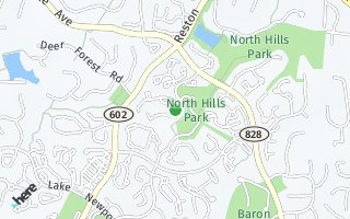 Map of 1369 Park Garden Ln, Reston, VA 20194, USA