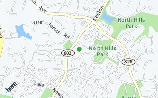 Map of 1445 Park Garden Ln., Reston, VA 20194, USA