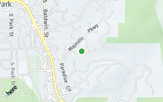 Map of 950 Heather Court, Woodland Park, CO 80863, USA