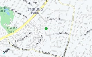 Map of 115 N Garfield Rd, Sterling, VA 20164, USA
