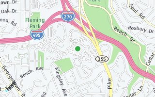Map of 43 Dudley Ct 19, Bethesda, MD 20814, USA
