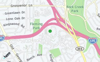 Map of 5225 Pooks Hill Road 321N, Bethesda, MD 20814, USA
