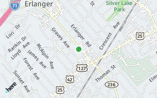 Map of 135 Commonwealth, Erlanger, KY 41018, USA