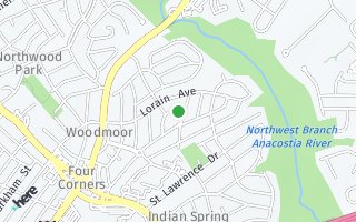 Map of 215 Crestmoor Circle, Silver Spring, MD 20901, USA