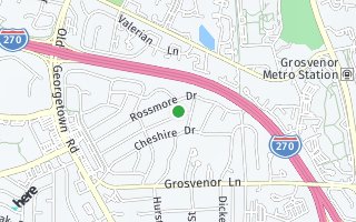 Map of 5911  Avon Dr, Bethesda, MD 20814, USA