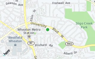 Map of 11349 King George Dr, Silver Spring, MD 20902, USA